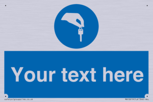 Custom Mandatory Keys Sign